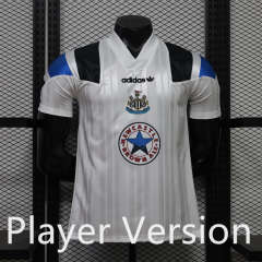 (S-3XL) Player Version 26-27 Retro Casual Version Newcastle United White Thailand Soccer Jersey AAA-888