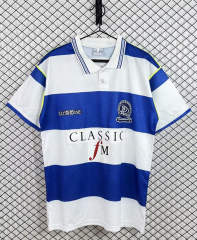Retro Version 92-93 Queens Park Rangers F.C Home Blue&White Thailand Soccer Jersey AAA-3257