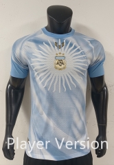 Player Version 26-27 Argentina Blue&White Thailand Training Soccer Jersey-0871
