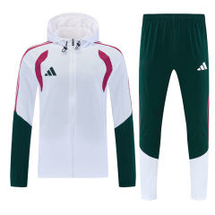 26-27 Adidas White Thailand Trench Coat Uniform With Hat-4627