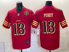 (Logo 2) San Francisco 49ers 3 Generations Red #13 NFL Jersey-0840