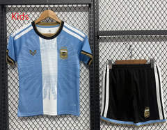 26-27 Special Version Argentina Blue&White Kids/Youth Soccer Uniform-3162