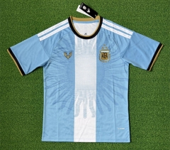 26-27 ‌Messi Retired Version Argentina White&Blue Thailand Soccer Jersey AAA-403