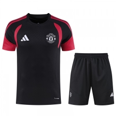 26-27 Manchester United Black Thailand Training Uniform-7845