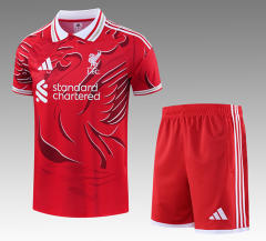 26-27 Liverpool Red Thailand Training Soccer Uniform-418