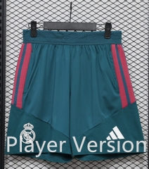 (S-3XL) Player Version 26-27 Real Madrid Green Thailand Soccer Shorts-888