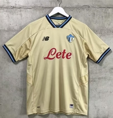 (S-4XL) 26-27 Atalanta BC 2nd Away Khaki Thailand Soccer Jersey AAA-6156