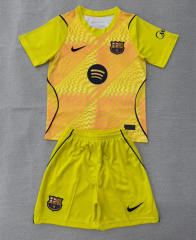 26-27 Barcelona Goalkeeper Yellow Soccer Uniform-AY