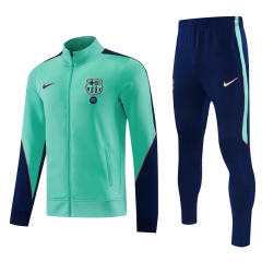 26-27 Barcelona Green Thailand Soccer Jacket Uniform-4627