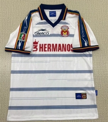 (S-3XL) Retro Version 99-00 Monarcas Morelia Away White Thailand Soccer Jersey AAA-6895