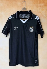 (S-4XL) 26-27 Santos FC 2nd Away Black Thailand Soccer Jersey AAA-2483