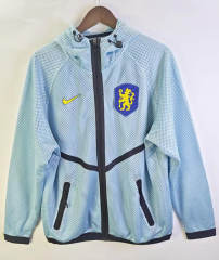 (S-3XL) 2026 Chelsea Light Blue Pre-match Soccer Jakcet-811