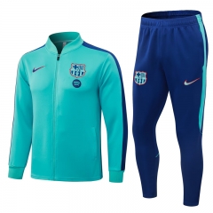 26-27 Barcelona Light Blue Thailand Soccer Jacket Uniform-0199