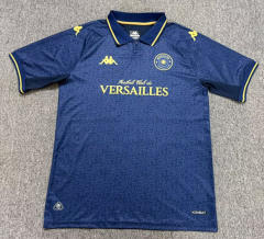 (S-4XL) 26-27 FC Versailles Home Royal Blue Thailand Soccer Jersey AAA-8025