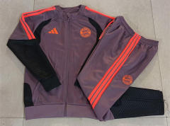 26-27 Bayern München Grey&Purple Thailand Soccer Jacket Uniform-815