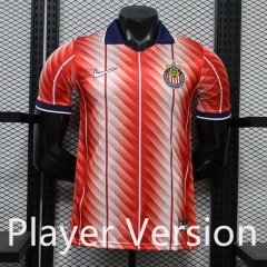(S-3XL) Player Version 26-27 Retro Casual Version Deportivo Guadalajara Red&White Thailand Soccer Jersey AAA-888