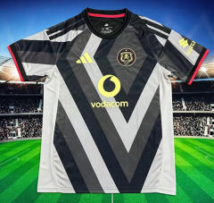 26-27 Orlando Pirates Home Black&Grey Thailand Soccer Jersey AAA-3066