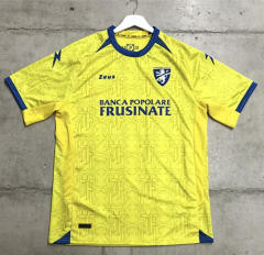 26-27 Frosinone Calcio Home Yellow Thailand Soccer Jersey AAA-417