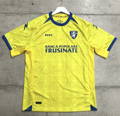 26-27 Frosinone Calcio Home Yellow Thailand Soccer Jersey AAA-417
