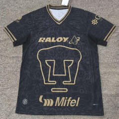 (S-4XL) 26-27 PA UNAM 2nd Away Black Thailand Soccer Jersey AAA-5378