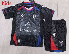 26-27 Crystal Palace Away Black Kid/Youth Soccer Uniform-4592