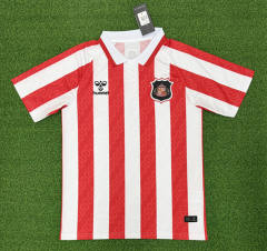 (S-4XL) 26-27 Sunderland AFC Home Red&White Thailand Soccer Jersey AAA-403