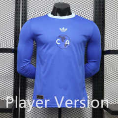 (S-4XL) Player Version 26-27 110th Anniversary Edition Club America Blue LS Thailand Soccer Jersey AAA-888