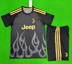 Without Brand Logo 26-27 Juventus 2nd Away Black Soccer Uniform-9031