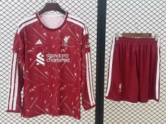 26-27 Liverpool Home Red LS Soccer Uniform-709