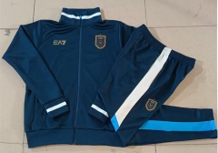 26-27 Napoli Navy Blue Thailand Soccer Jacket Uniform-815