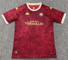 (S-4XL) 26-27 FC Versailles 2nd Away Red Thailand Soccer Jersey AAA-8025