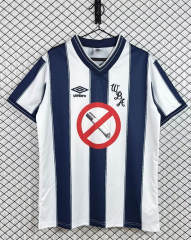 Retro Version 84-86 West Bromwich Albion Home Blue&White Thailand Soccer Jersey AAA-3257