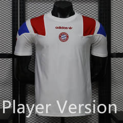 (S-3XL) Player Version 26-27 Retro Casual Version Bayern München White Thailand Soccer Jersey AAA-888