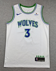 2027 Minnesota Timberwolves White #3 NBA Jersey-1380