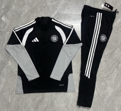 (S-3XL) 26-27 Celtic Black Thailand Soccer Tracksuit-2483