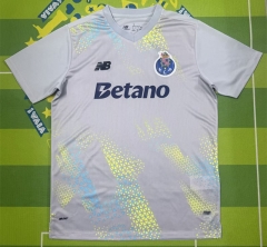(S-4XL) 26-27 Porto Goalkeeper Light Grey Thailand Soccer Jersey AAA-5303