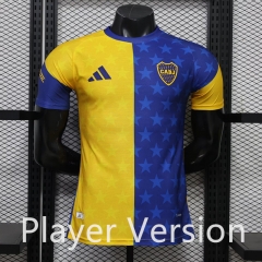 (S-3XL) Player Version 26-27 Special Version Boca Juniors Blue&Yellow Thailand Soccer Jersey AAA-9380
