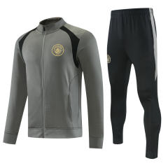 26-27 Manchester City Grey Thailand Soccer Jacket Uniform-4627