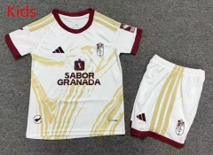 26-27 Granada Home White Kid/Youth Soccer Uniform-7809