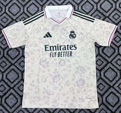 (S-4XL) 26-27 POS Special Version Real Madrid Light Yellow Thailand Soccer Jersey AAA-2483