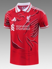 26-27 Liverpool Red Thailand Training Soccer Jersey-418