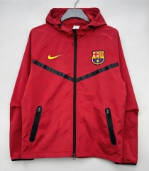 26-27 Barcelona Red Thailand Trench Coat With Hat-5486