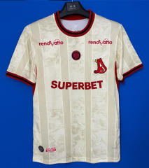 (S-4XL) 26-27 Dynamo Moscow Away Beige Thailand Soccer Jersey AAA-6486