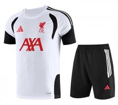 26-27 Liverpool White Thailand Training Soccer Uniform-418