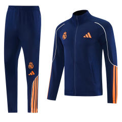 26-27 Real Madrid Royal Blue Thailand Soccer Jacket Uniform-LH