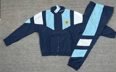 26-27 Argentina Blue Thailand Soccer Trench Coat Uniform-5486