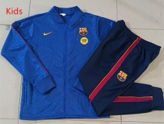 26-27 Steel seal Barcelona Color Blue Kids/Youth Soccer Jacket Uniform-815