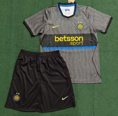 26-27 Inter Milan 2nd Away Grey Soccer Uniform-3454