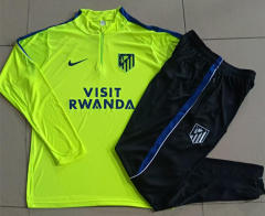 26-27 Atletico Madrid Fluorescent Green Thailand Soccer Tracksuit-815