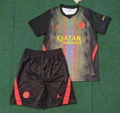 26-27 PSG 2nd Away Black Soccer Uniform-3454